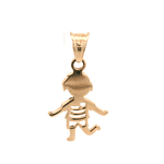 Colgante de Oro Amarillo 18K Niño, Calado 