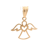 Colgante de Oro Amarillo 18K Ángel Calado 