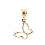 Colgante de Oro Amarillo 18K Mariposa Calada 
