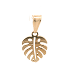 Colgante de Oro Amarillo 18K Hoja Calada 