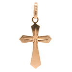 Colgante de Oro Amarillo 18K Cruz Estrella 