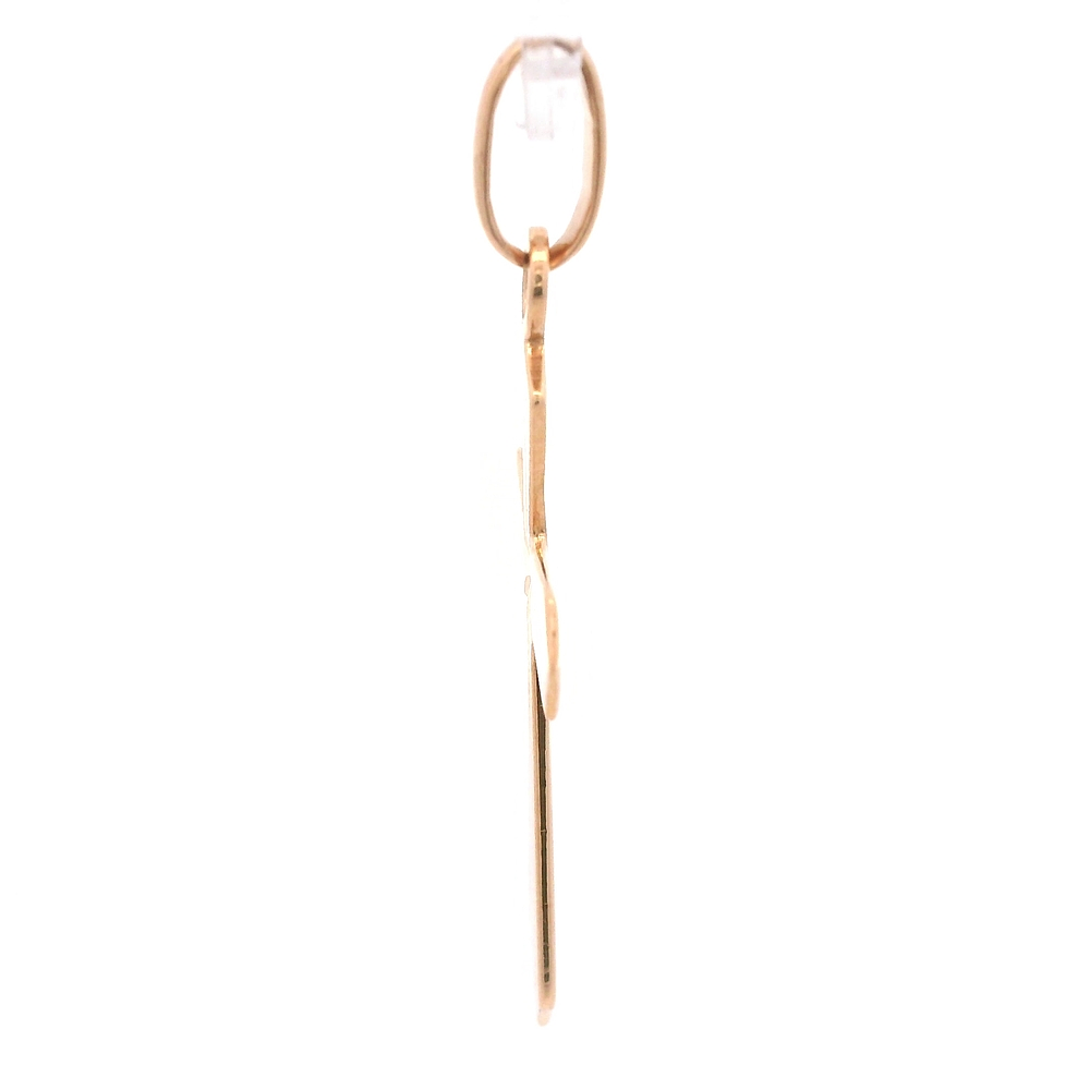 Colgante de Oro Amarillo 18K Cruz Estrella 