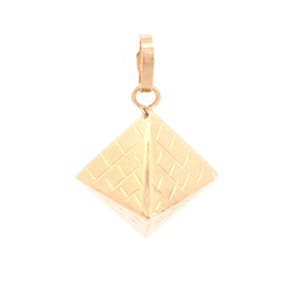 Colgante de Oro Amarillo 18K Piramide 