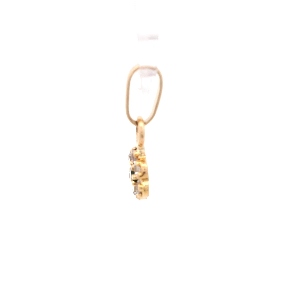 Colgante de Oro Amarillo 18K Flor de Mcp 