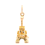 Colgante de Oro Amarillo 18K Torre Eiffel 