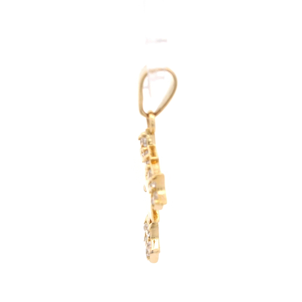 Colgante de Oro Amarillo 18K Estrellas Mcp 