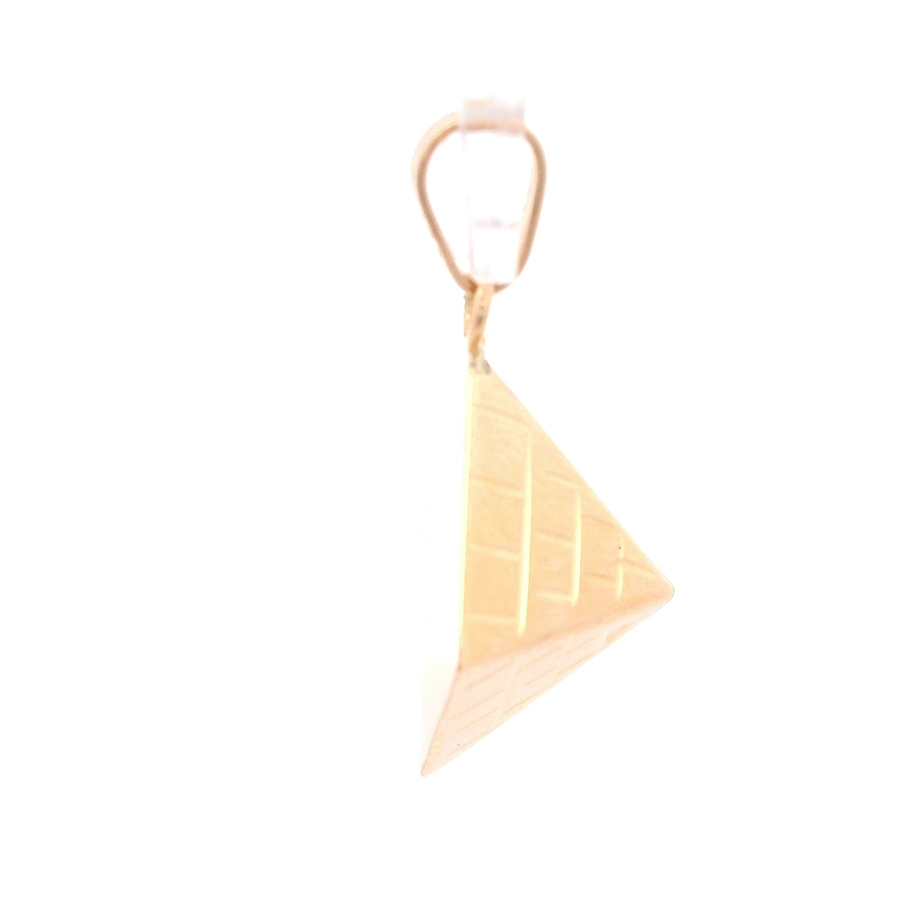 Colgante de Oro Amarillo 18K Piramide 