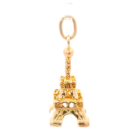 Colgante de Oro Amarillo 18K Torre Eiffel 