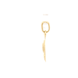 Colgante de Oro Amarillo 18K Medalla Religiosa 