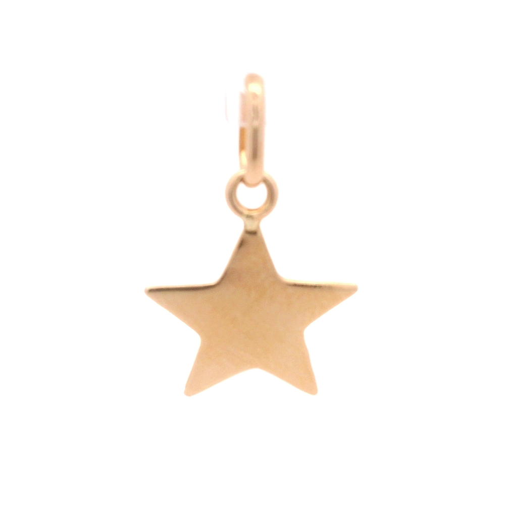 Colgante de Oro Amarillo 18K Estrella 