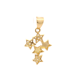 Colgante de Oro Amarillo 18K Estrellas Mcp 