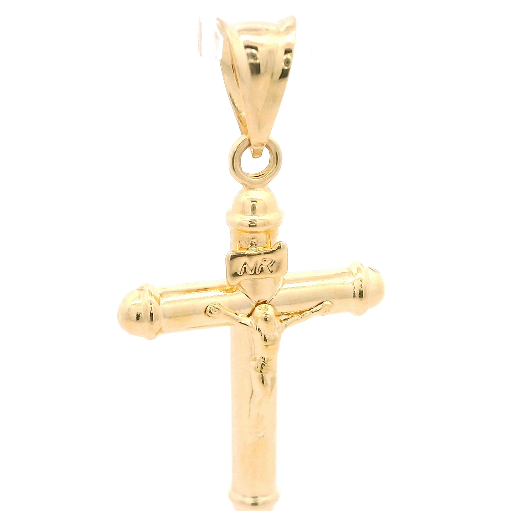 Colgante de Oro Amarillo 18K Crucifijo 