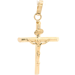 Colgante de Oro Amarillo 18K Crucifijo 