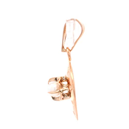 Colgante de Oro Amarillo 18K Herradura Chaton