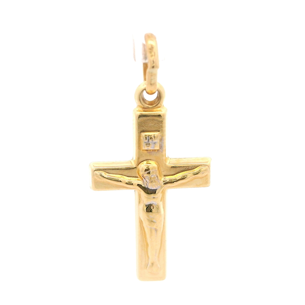 Colgante de Oro Amarillo 18K Crucifijo 