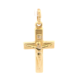 Colgante de Oro Amarillo 18K Crucifijo 