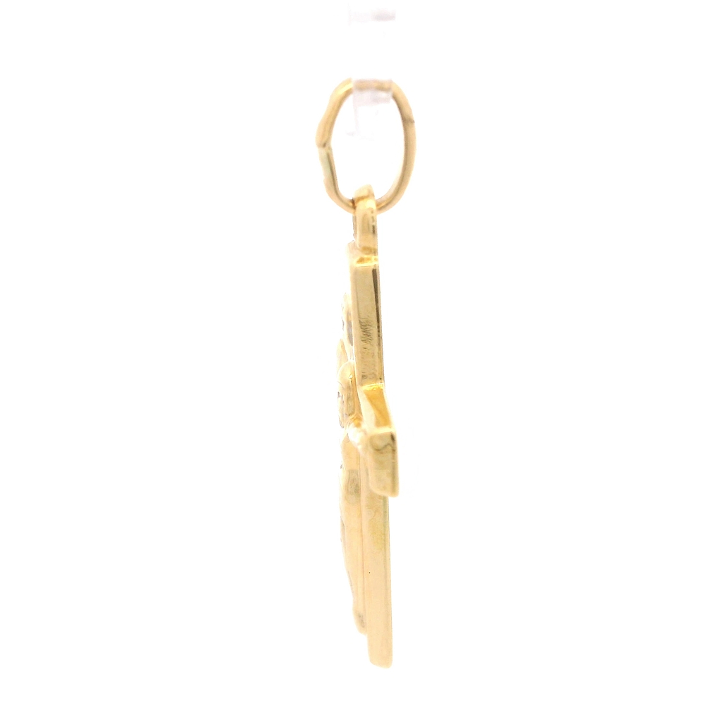 Colgante de Oro Amarillo 18K Crucifijo 