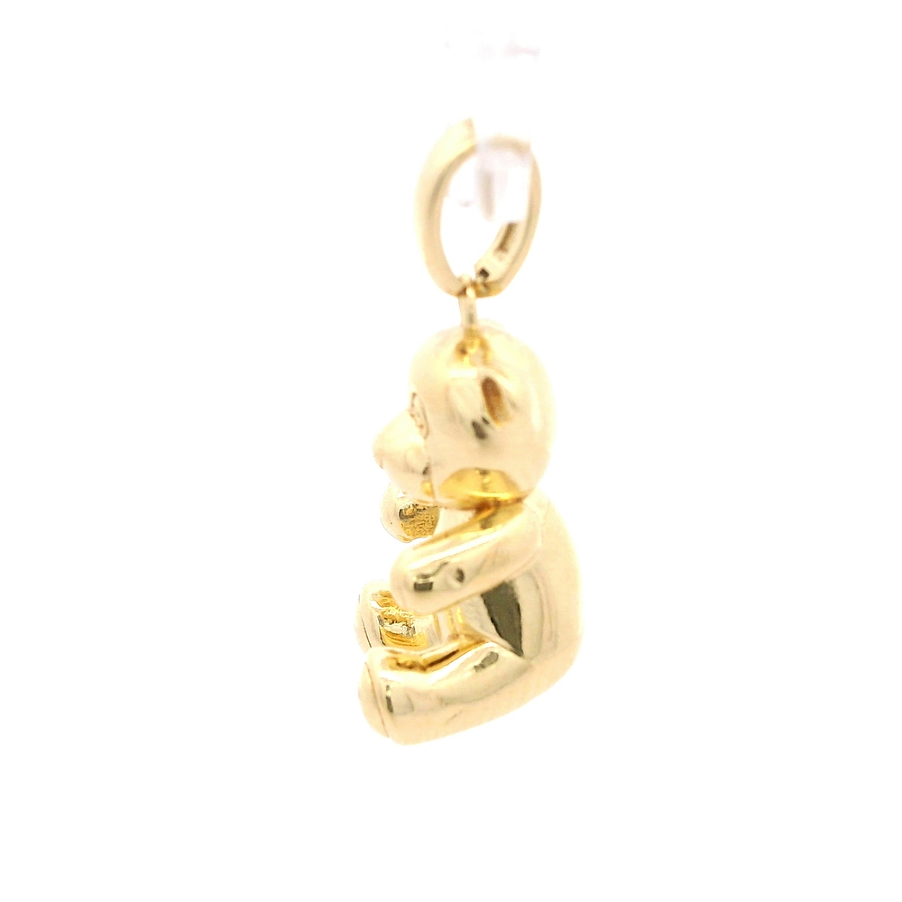 Colgante de Oro Amarillo 18K Oso 