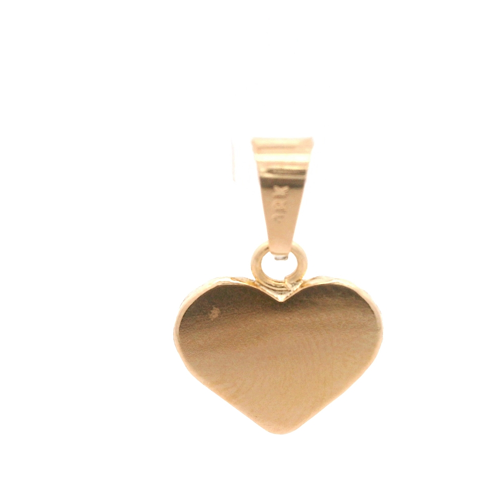 Colgante de Oro Amarillo 18K Corazón 
