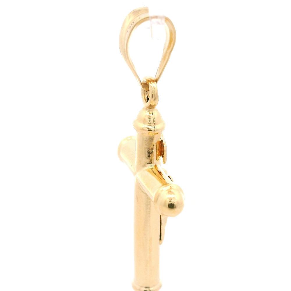 Colgante de Oro Amarillo 18K Crucifijo 