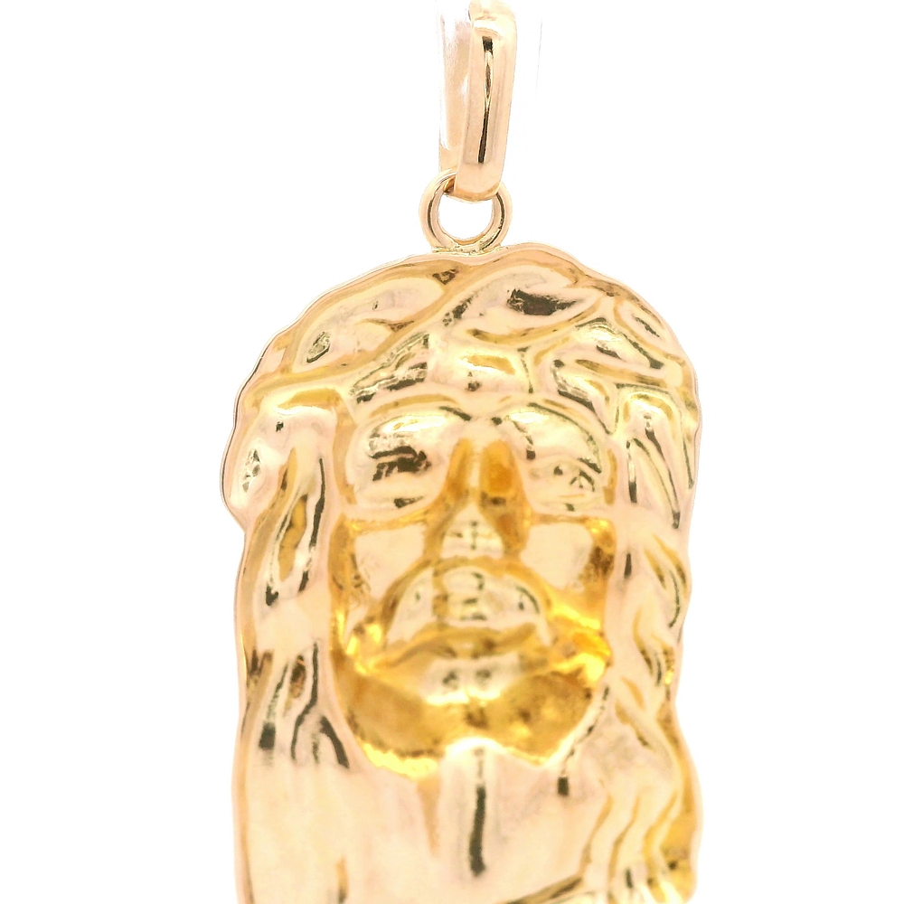 Colgante de Oro Amarillo 18K Rostro Jesus 