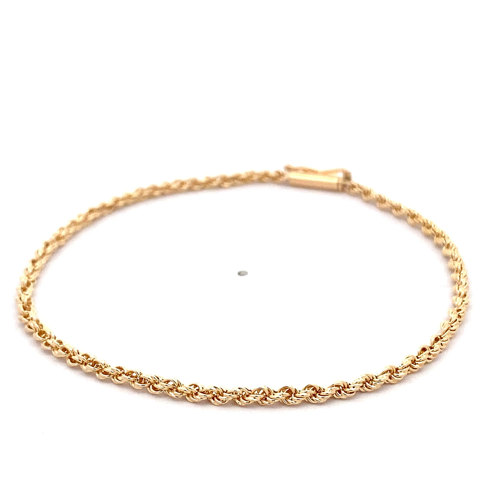 Pulsera de Oro Amarillo 18K Tourbillon 20 cm Tubular