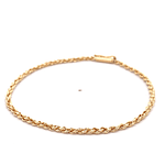 Pulsera de Oro Amarillo 18K Tourbillon 20 cm Tubular