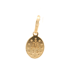 Colgante de Oro Amarillo 18K Medalla Religiosa 