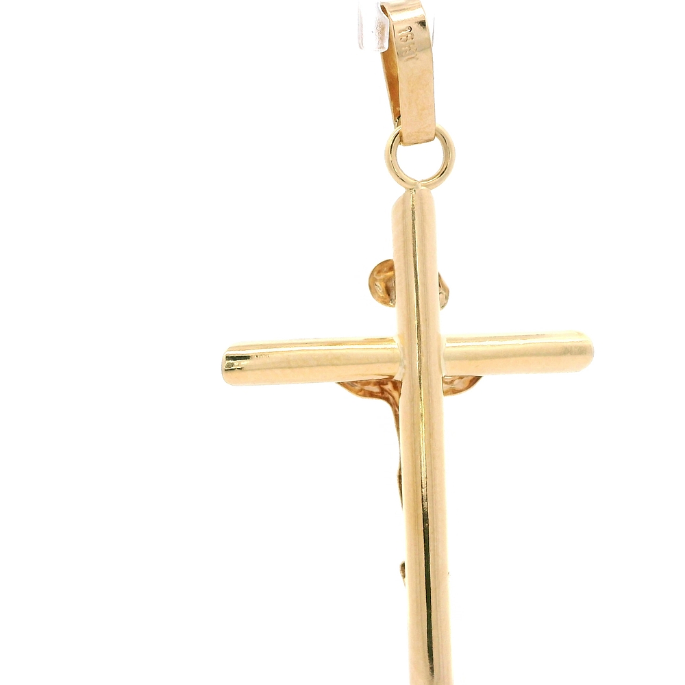 Colgante de Oro Amarillo 18K Crucifijo 
