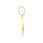 Colgante de Oro Amarillo 18K Medalla Religiosa 