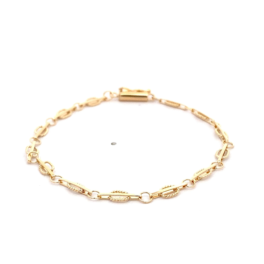 Pulsera de Oro Amarillo 18K Veronica 16 cm Tubular