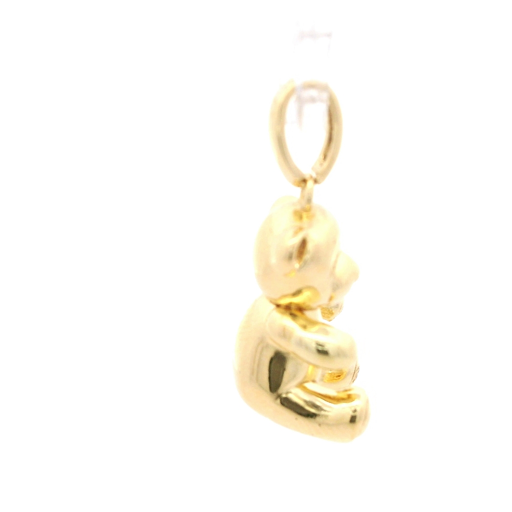 Colgante de Oro Amarillo 18K Oso 