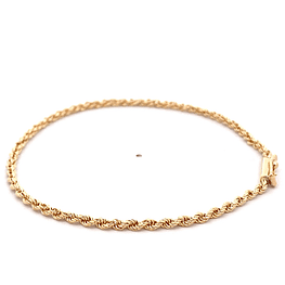 Pulsera de Oro Amarillo 18K Tourbillon 20 cm Tubular