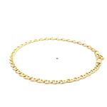 Pulsera de Oro Amarillo 18K Banana 18 cm Resorte