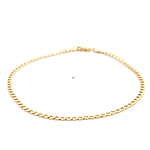 Pulsera de Oro Amarillo 18K Groumet 20 cm Mosquetón