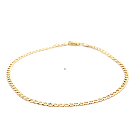 Pulsera de Oro Amarillo 18K Groumet 20 cm Mosquetón