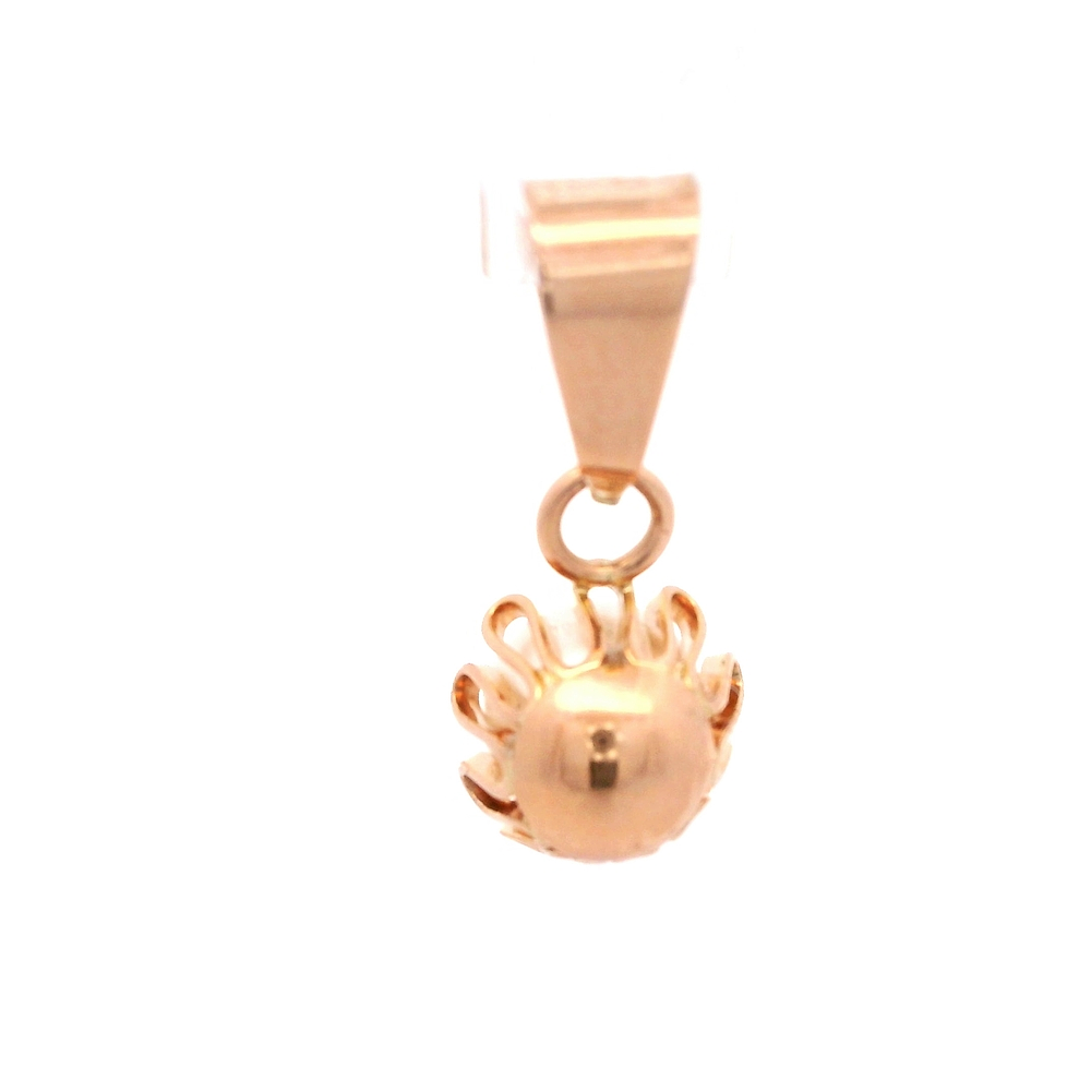 Colgante de Oro Amarillo 18K Cuello Payaso 1 Piedraerla 