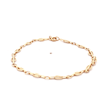 Pulsera de Oro Amarillo 18K Veronica 18 cm Resorte