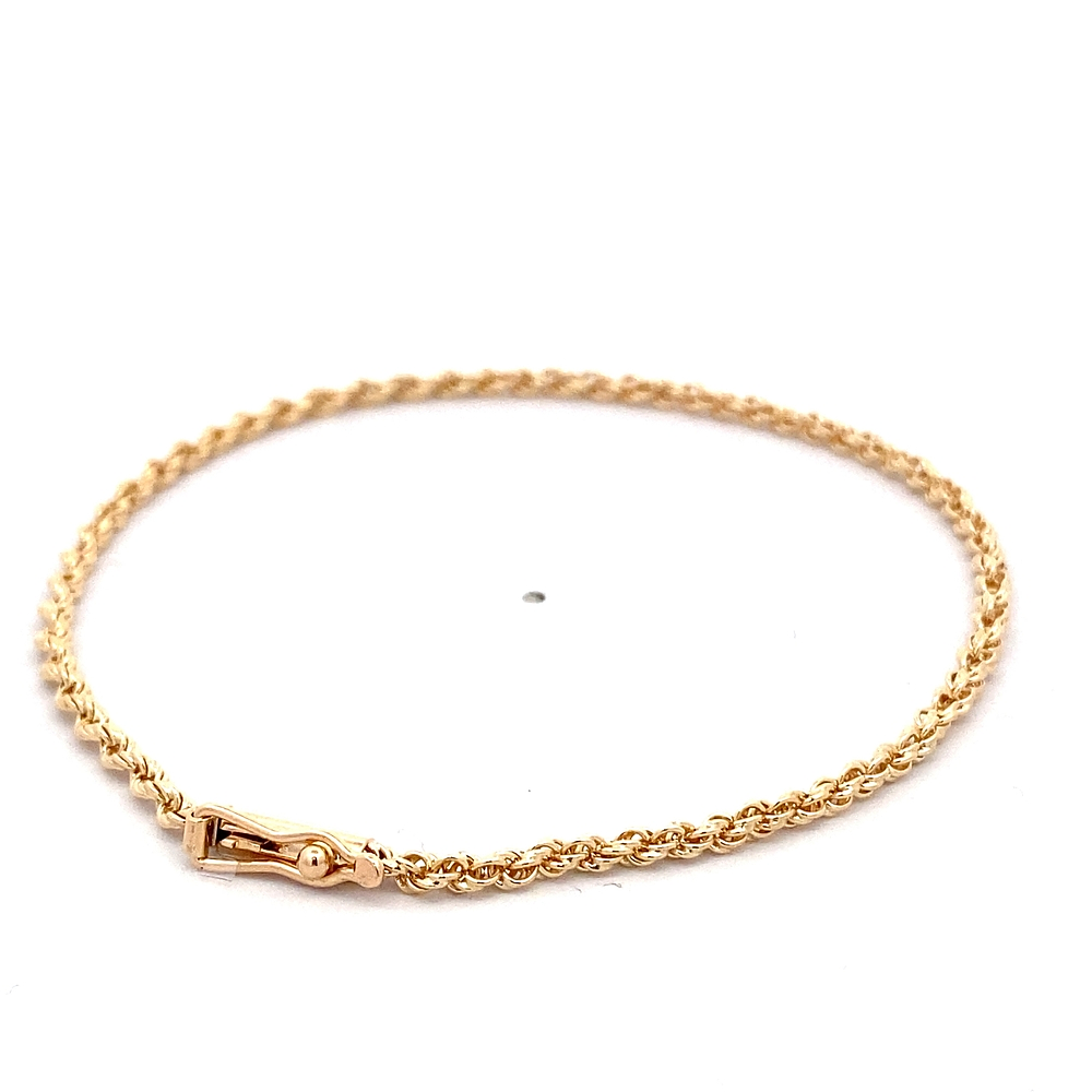 Pulsera de Oro Amarillo 18K Tourbillon 20 cm Tubular