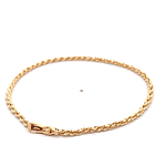 Pulsera de Oro Amarillo 18K Tourbillon 20 cm Tubular