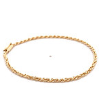 Pulsera de Oro Amarillo 18K Tourbillon 20 cm Tubular