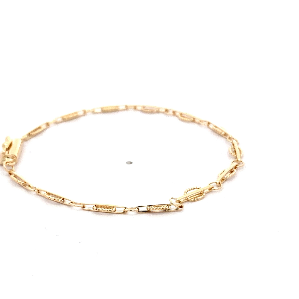 Pulsera de Oro Amarillo 18K Veronica 16 cm Tubular