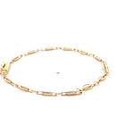 Pulsera de Oro Amarillo 18K Veronica 16 cm Tubular