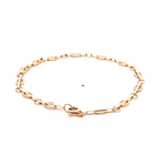 Pulsera de Oro Amarillo 18K Veronica 18 cm Resorte