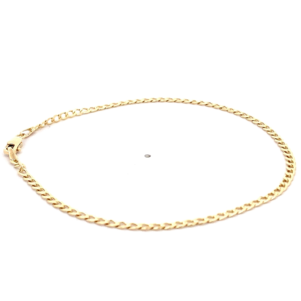 Pulsera de Oro Amarillo 18K Groumet 20 cm Mosquetón