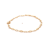 Pulsera de Oro Amarillo 18K Veronica 18 cm Resorte