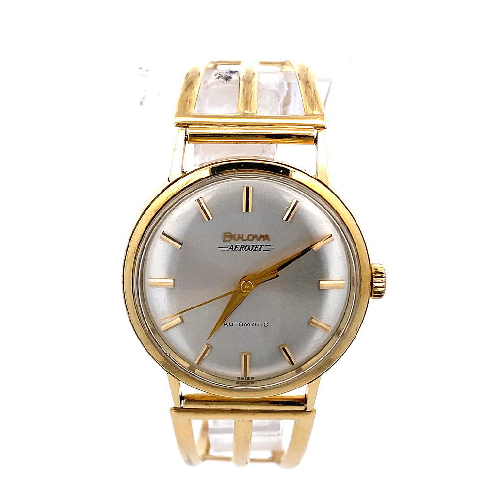 Reloj de Hombre Bulova Aerojet de Oro Rosado 18K Automático