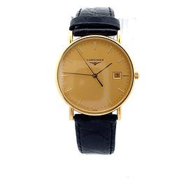 Reloj Hombre Longines Presence de Oro 18K 33 mm Cuarzo Ref. L4.743.6