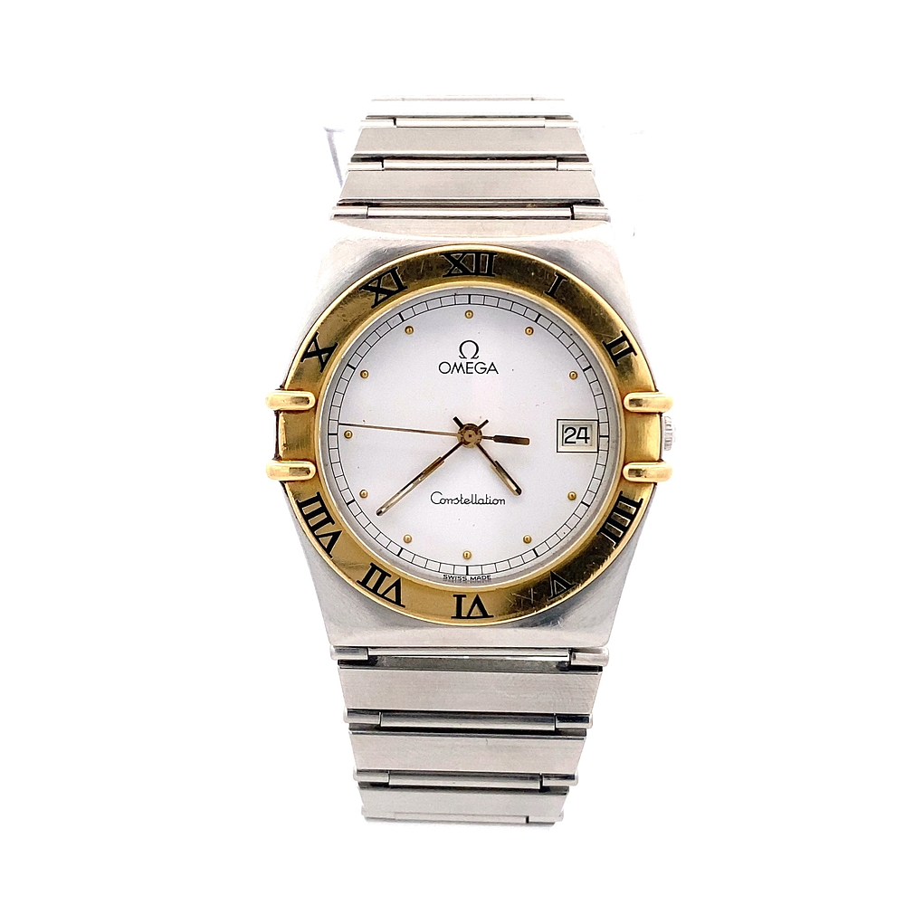 Reloj Unisex Omega Constellation Acero-Oro 33 mm Cuarzo Ref. 396.107