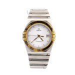 Reloj Unisex Omega Constellation Acero-Oro 33 mm Cuarzo Ref. 396.107